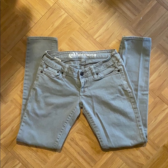 SIZE 1 Reg Bullhead GREY Jeans - Picture 3 of 10